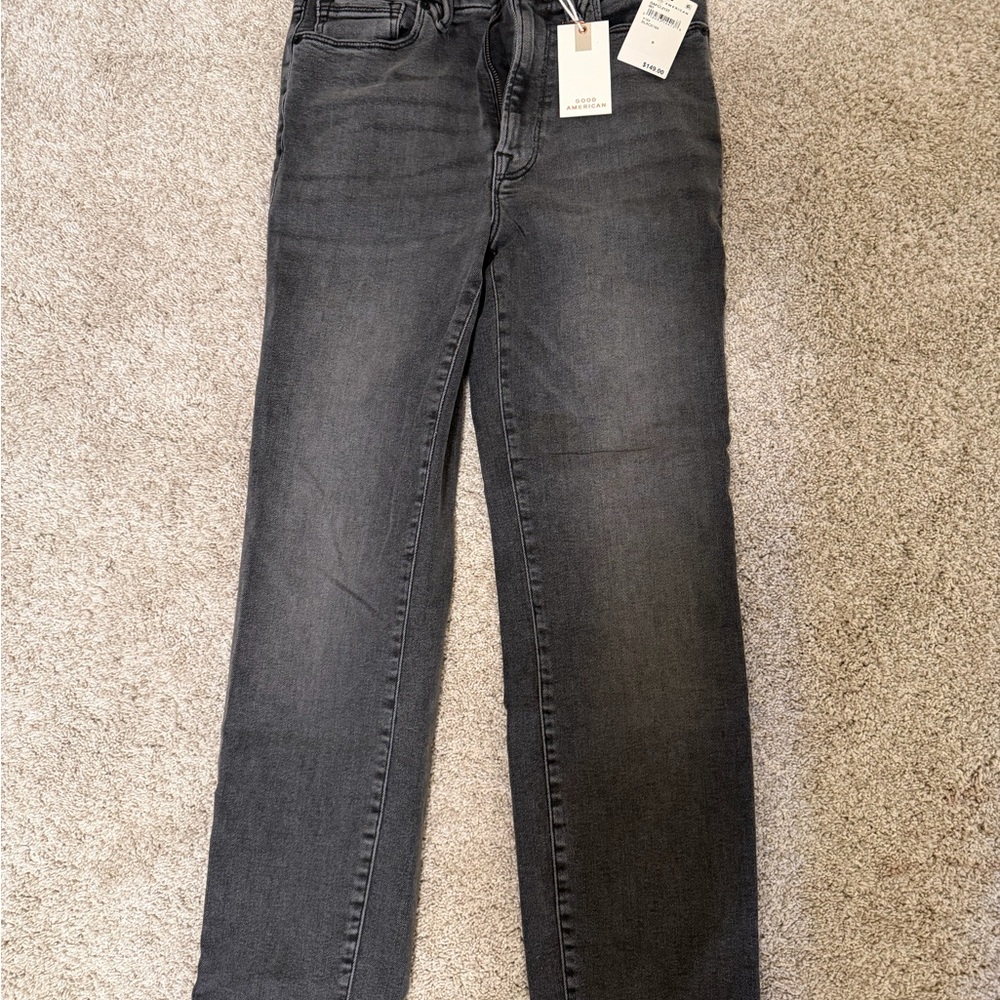 Good American Women's Gray Skinny Jeans